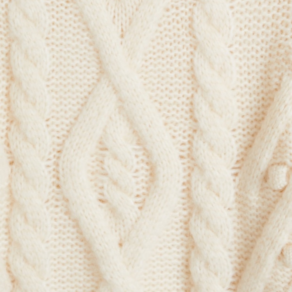 MANGO Knit Braided Sweater | US S - Picture 6 of 6
